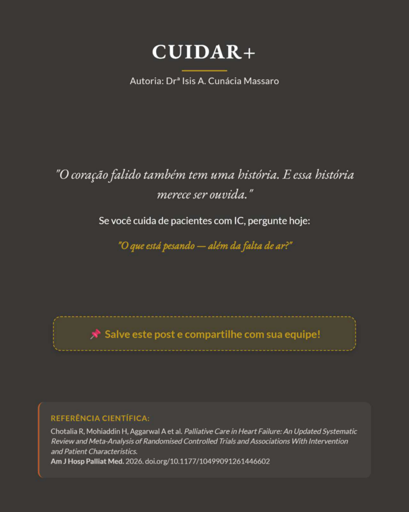 Cuidados Paliativos na Insuficiência Cardíaca Avançada