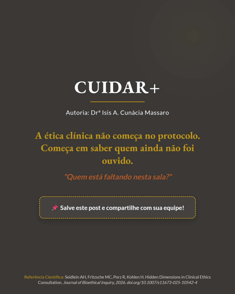 As Dimensões Ocultas da Bioética Clínica