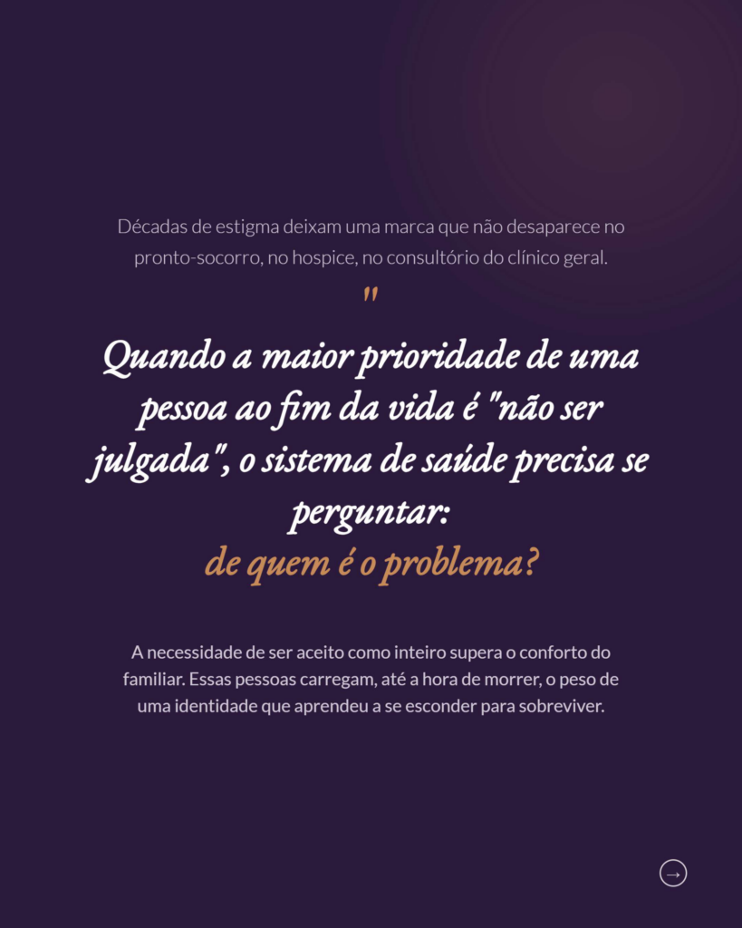 Estigma e HIV: Por Que "Não Ser Julgado" é a Prioridade no Fim da Vida