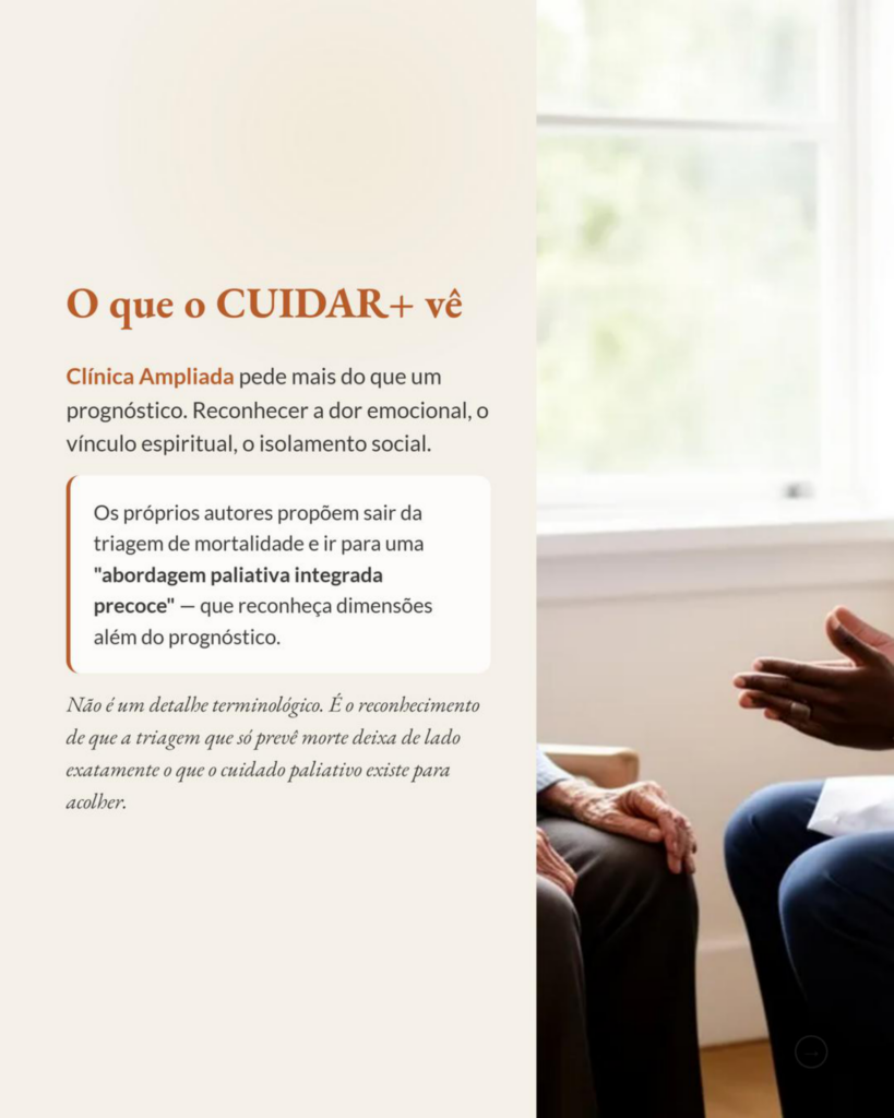 Ferramentas de Triagem Paliativa: Quando a Ciência Mede Morte