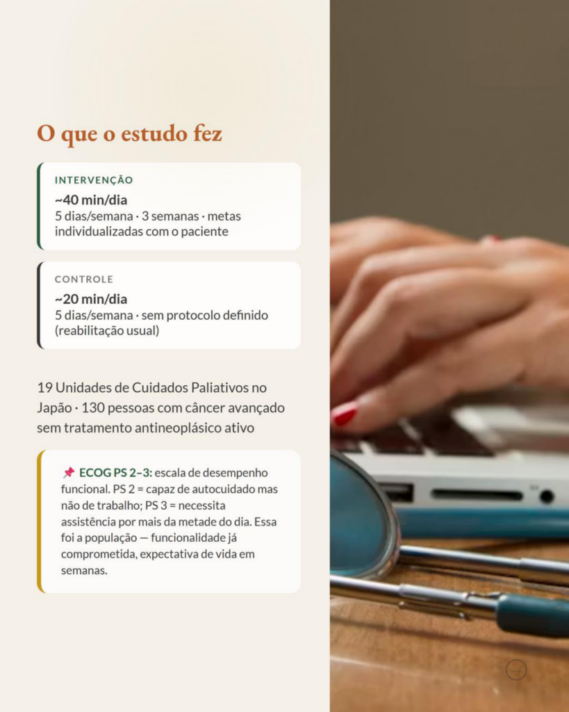 Reabilitação Estruturada no Câncer Avançado: o Que Muda na Autonomia