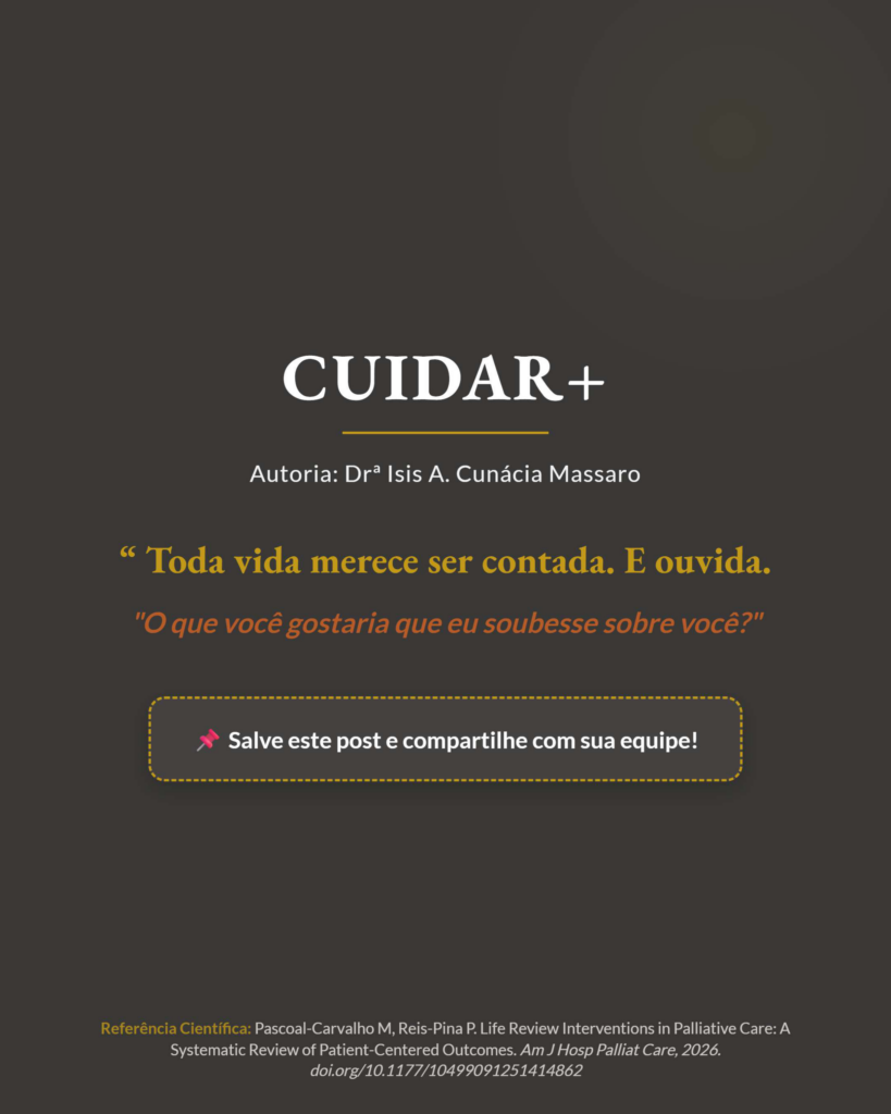 Revisão de Vida nos Cuidados Paliativos