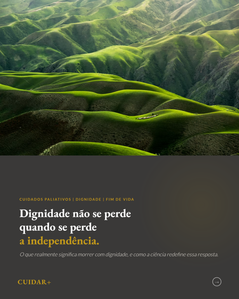 Dignidade e Paz no Fim da Vida: O Que a Ciência Revela Sobre Esses Conceitos, slide 1