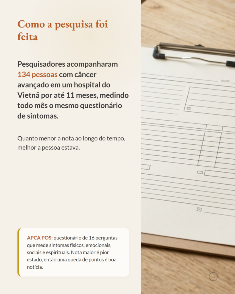 Cuidados paliativos oncológicos, sintomas físicos e emocionais, slide 3
