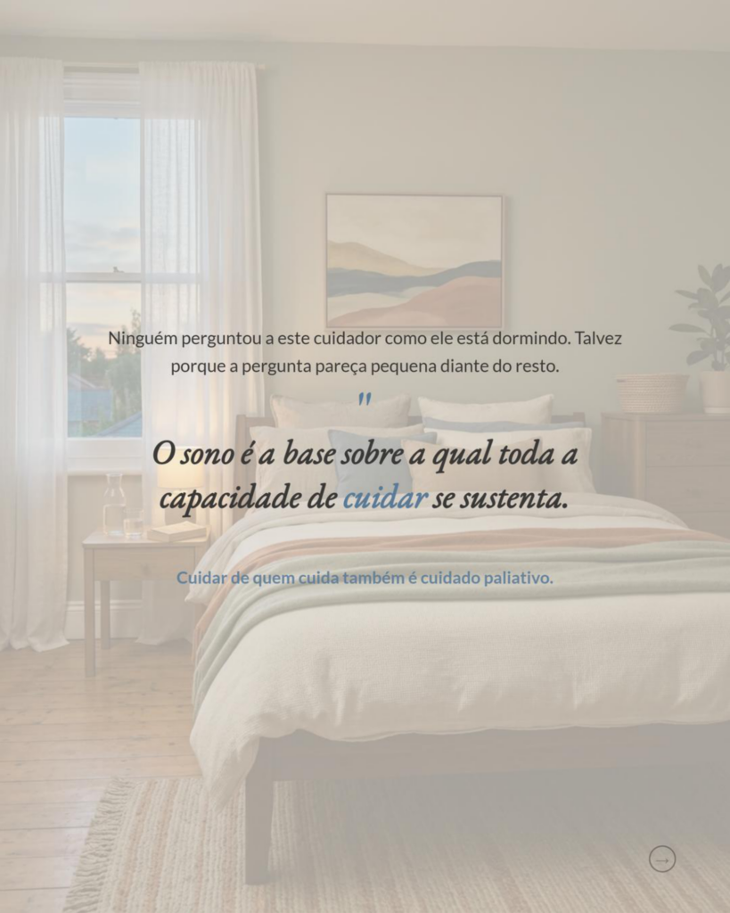 Música ao Dormir Contém a Piora do Sono de Cuidadores Familiares