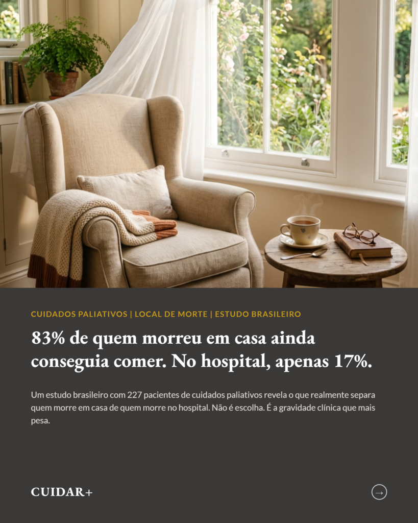 Local de morte em cuidados paliativos, casa versus hospital, slide 1