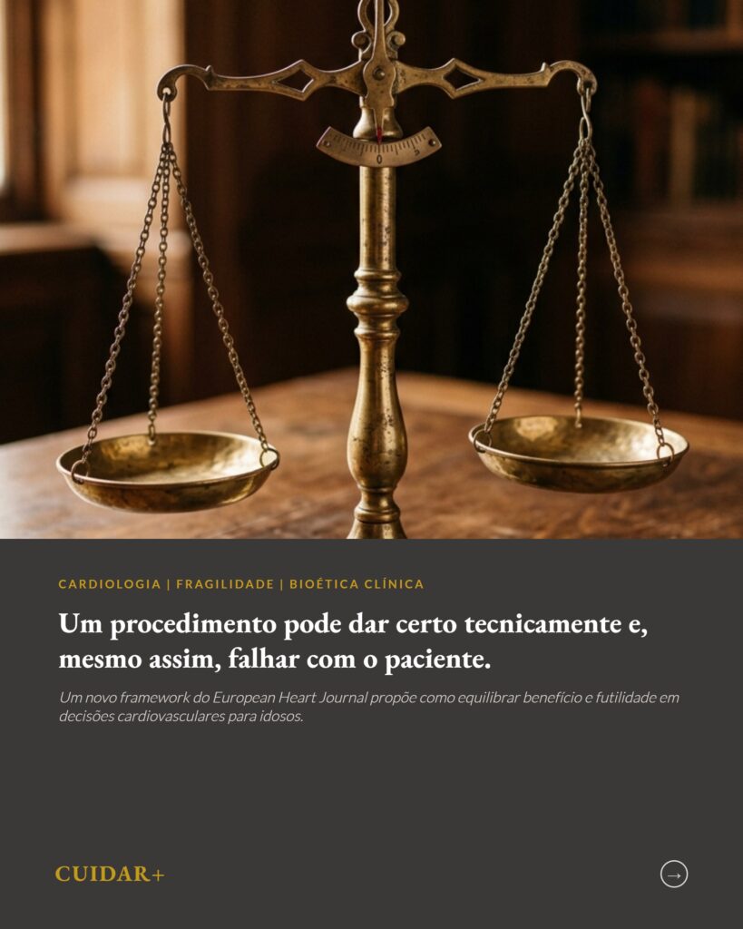 Decisão em cardiopatia avançada, framework de futilidade médica, slide 1