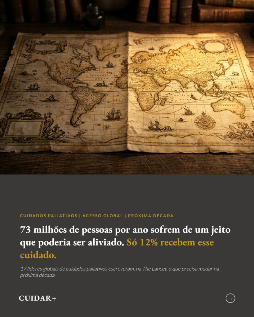 O abismo entre quem precisa e quem recebe cuidados paliativos, slide 1