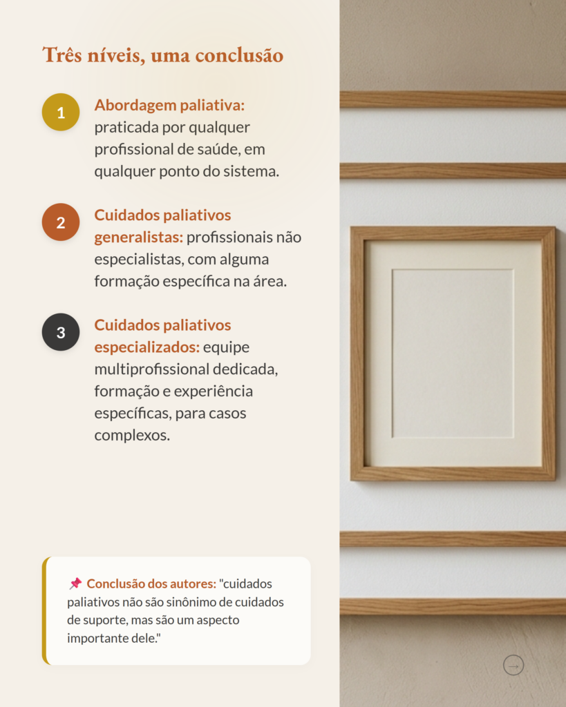 Cuidados paliativos e cuidados de suporte não são sinônimos, slide 6
