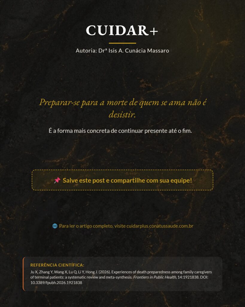 Preparo para a morte em cuidadores familiares, cuidados paliativos, slide 10