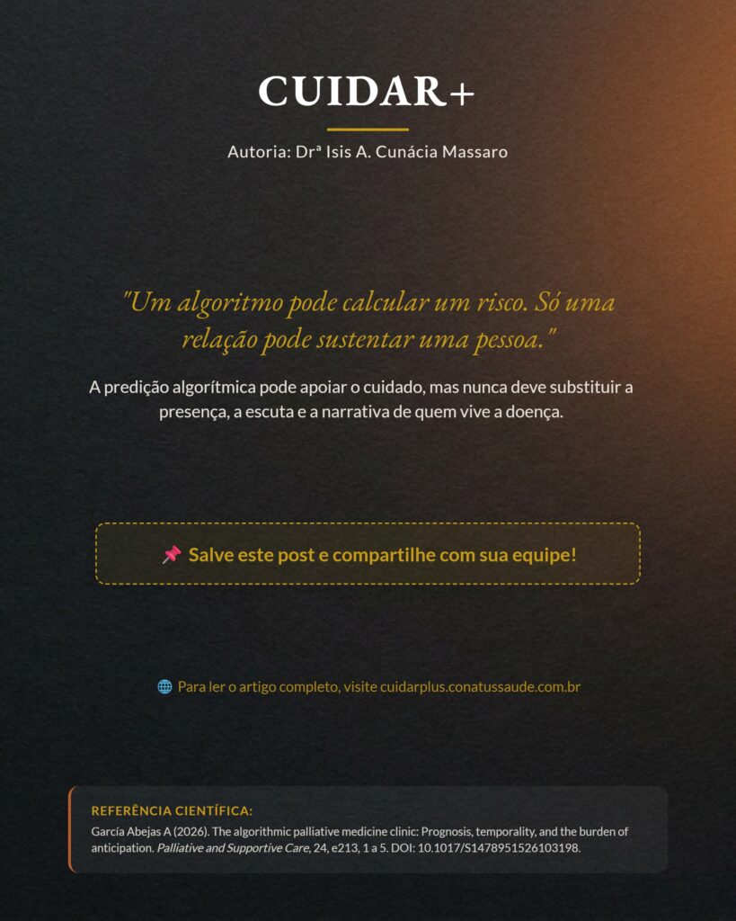 Fardo antecipatório algorítmico e a ética da predição em saúde, slide 10