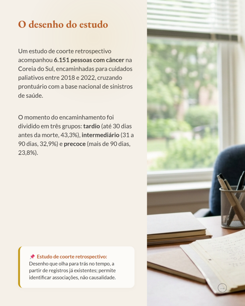 Momento do encaminhamento paliativo e autonomia no fim da vida, slide 2