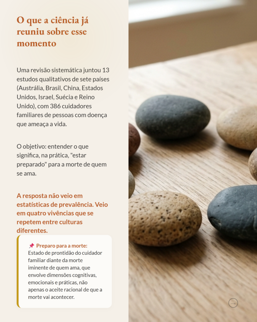 Preparo para a morte em cuidadores familiares, cuidados paliativos, slide 2