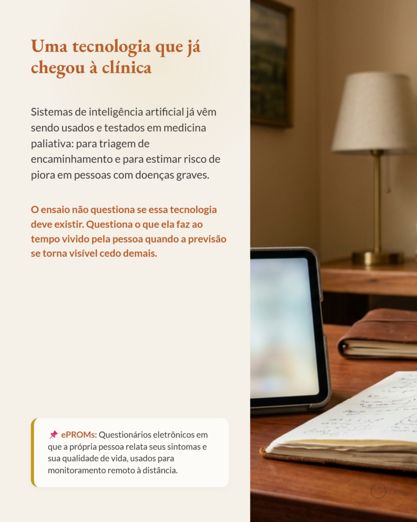 Fardo antecipatório algorítmico e a ética da predição em saúde, slide 2