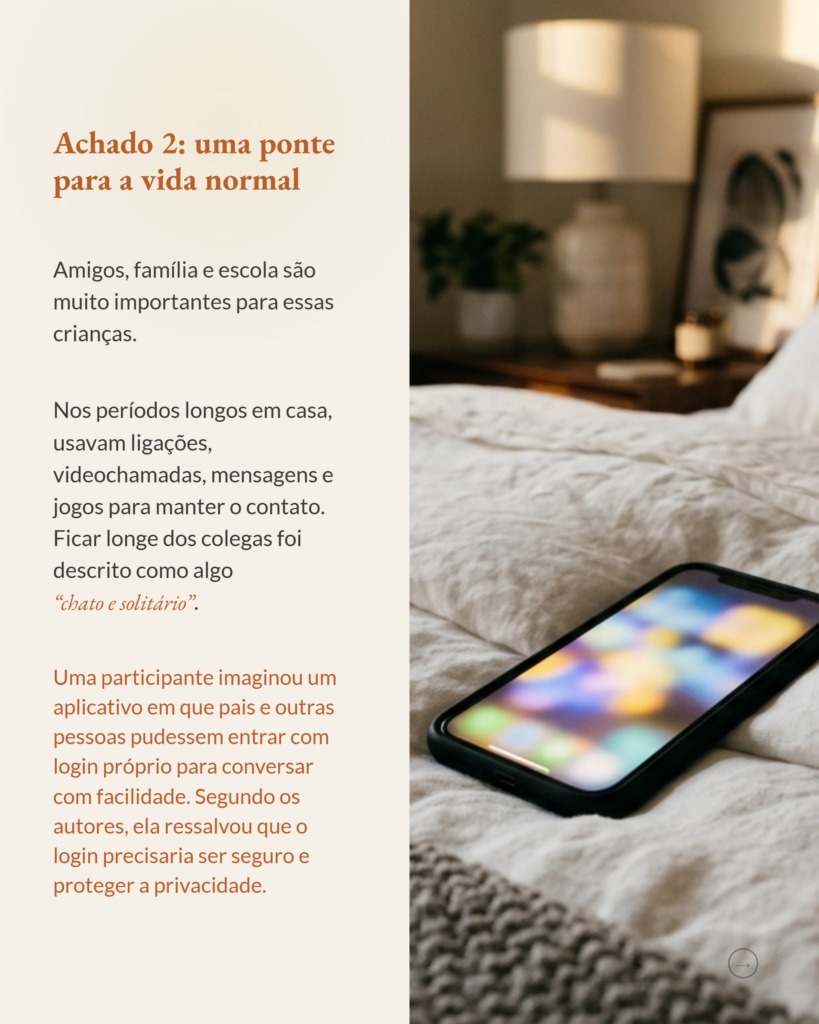 Tecnologia, vida cotidiana e comunicação na voz de crianças com doenças graves, cuidados paliativos pediátricos, slide 4