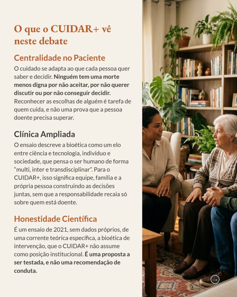 Libertação e bem morrer na bioética dos cuidados paliativos: ensaio de 2021, slide 8