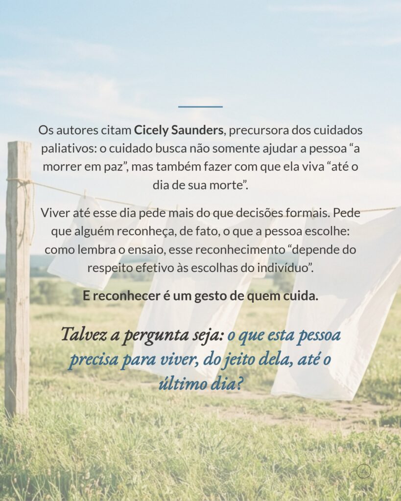 Libertação e bem morrer na bioética dos cuidados paliativos: ensaio de 2021, slide 9